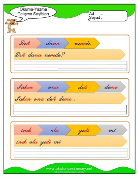 d sesi Grubu Çalışma Sayfaları